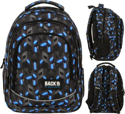 Produktbild von Derform BACKUP Schulrucksack mit drei Fächern, Modell X RIDDLE