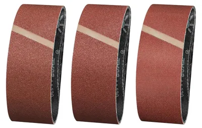 Produktbild von Packung mit 12 Schleifb?ndern 75 x 533 mm – K?rnung 60/80/120 – Zum Schleifen, Feilen, Sch?rfen und Entrosten