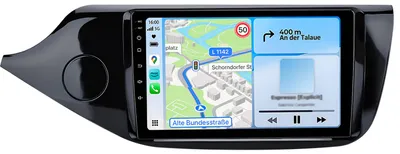 Obrázok produktu pre Rádio 9 palcov 6+128 GB Android autorádio pre Kia Ceed JD 2012-2016 bezdrôtové CarPlay Android Auto 4G WiFi GPS navigácia 8-jadrový RDS DSP DAB+ BT