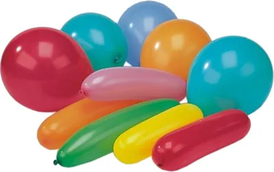Image de Ballons PapStar, couleur au hasard, 50 pièces