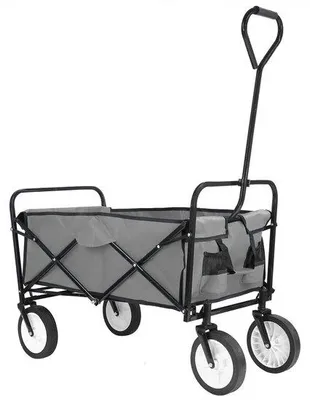 Image de Chariots de jardin pliables - Chariots utilitaires - Chariots de jardin - Gris - Chariots de courses
