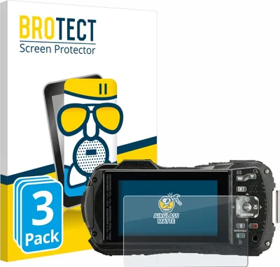 Produktbild von 3x BROTECT Entspiegelungs Schutzglas für Pentax WG-90 Schutzfolie Panzer Folie Glas Display Schutz matt