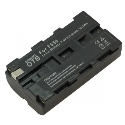 Produktbild von Batéria OTB kompatibilná s batériou Sony NP-F550 Li-Ion - 2200 mAh