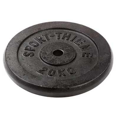 Produktbild von Sport-Thieme Hantelscheibe "Gusseisen", 20 kg