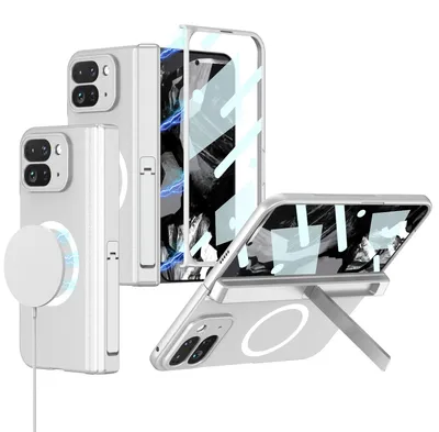 Produktbild von Für Google Pixel 9 Pro Fold GKK MagSafe Schutz Hülle Falt-Scharnier und Ständer