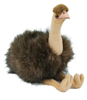 Produktbild von Kuscheltier Emu braun sitzend 28 cm Plüschemu