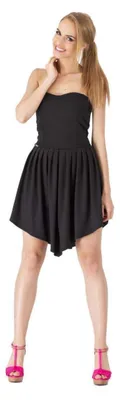 Produktbild von Kleid Sommerkleid Cocktail Mini-Kleid; Schwarz S/36