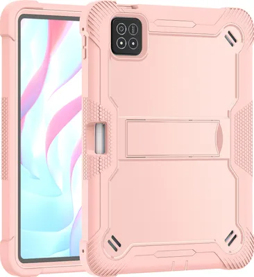 Produktbild von Schutzhülle für Xiaomi Pad 7 / Pad 7 Pro Robust Hybrid Tablet Hülle mit Ständer Roségold