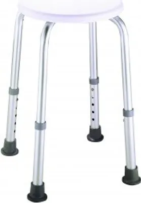 Produktbild von Duschhocker, rund, höhenverstellbar bis 120 kg