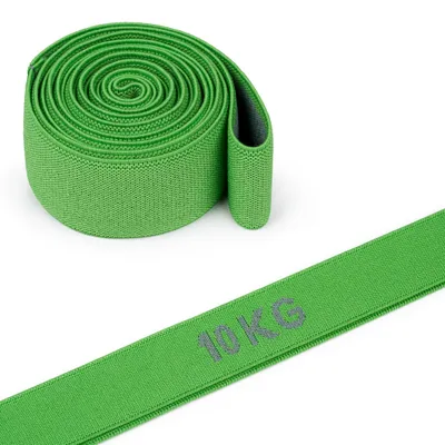Produktbild von Sport-Thieme Elastikband "Ring", 10 kg, Grün-Grau