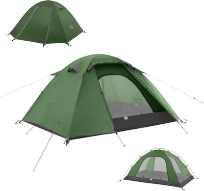 Produktbild von Zelt der professionellen Serie für 2 Personen, wasserdicht, ultraleicht, für 3-4 Jahreszeiten, 2 Stück, mit kleinem Packmaß, Campingzelt für Bergsteigen