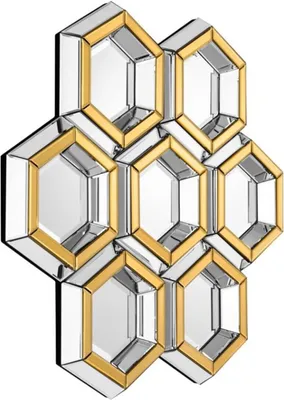 Image de Casa Padrino Miroir design or 100 x H 103 cm - miroir mural de luxe