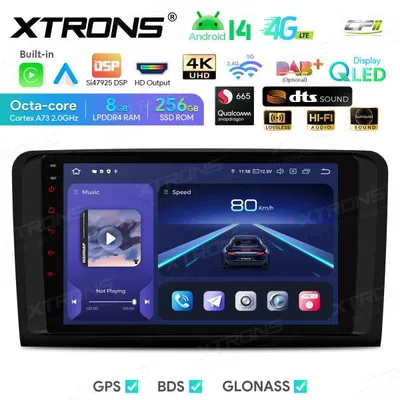 Produktbild von Xtrons IQP94M164P Android Autoradio Mercedes-Benz W164 9 Zoll Navigation 8/256GB