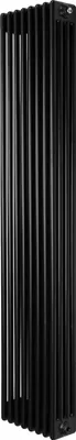 Immagine prodotto di Radiatore a elementi tubolari, 4 colonne – 1800 mm x 380 mm – Colore nero