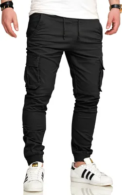 Produktbild von SOULSTAR Herren Cargohose S2LOM Herren Chino Jogger Jeans Hose Stoffhose Freizeithose