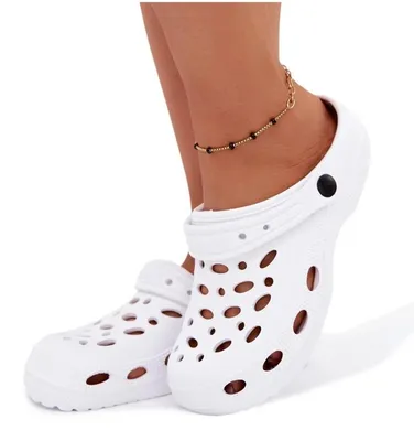 Produktbild von Damen weiße Schaumstoff-Clogs Chodaki Parker 41