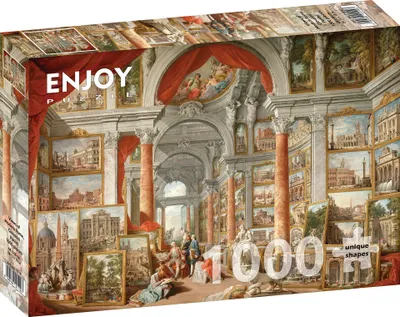 Image de Puzzle 1000 pièces Enjoy – Paolo Panini : Vues de la Rome moderne