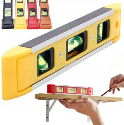 Produktbild von BNTrade Mini-Wasserwaage Kompakt mit Magnet 23cm 3 Libellen