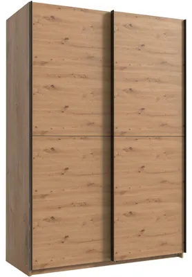 Produktbild von Schwebetürenschrank Kleiderschrank Mugano Eiche Artisan Plankeneiche 135cm (18939)