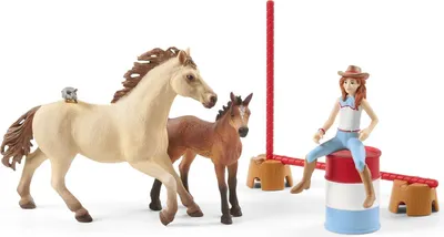 Zdjęcie produktu dla schleich HORSE CLUB First Steps on the Western Ranch, Farma, 5 lat(a), Wielobarwny
