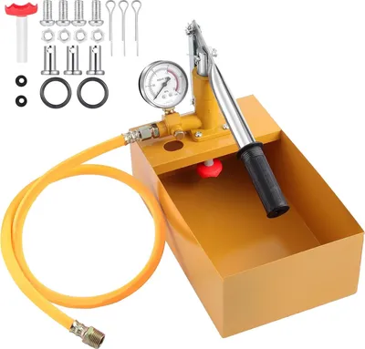 Produktbild von Manuelle Wasser-Drucktestpumpe 1/2 Zoll - 25 kg 25 Mpa - 6 Liter - für Sanitär- und Solar-Wasserpipelinetester