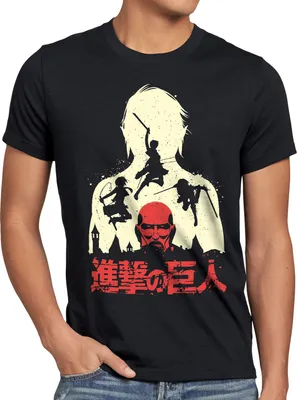 Produktbild von style3 Titan Fight Herren T-Shirt Aot on Attack