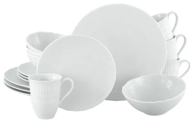 Zdjęcie produktu dla CreaTable, 33089, Sofia white, zestaw 16-częściowy, porcelana