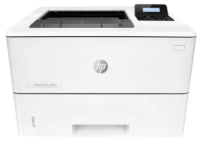 Zdjęcie produktu dla HP LaserJet Pro M501dn Czerń i biel Drukarka, Tylko Ethernet; Druk dwustronny, Laser, 600 x 600 DPI, A4, 43 stron/min, Podwójne drukowanie, Dostosowany do pracy w sieci