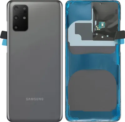 Produktbild von Original Samsung Akkudeckel, Rückseite für Samsung Galaxy S20 Plus – Cosmic Gray