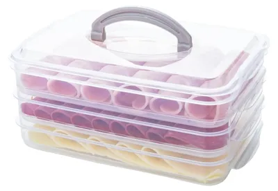 Immagine prodotto di Contenitori ermetici, capacità 1 litro, set da 3, per la cucina