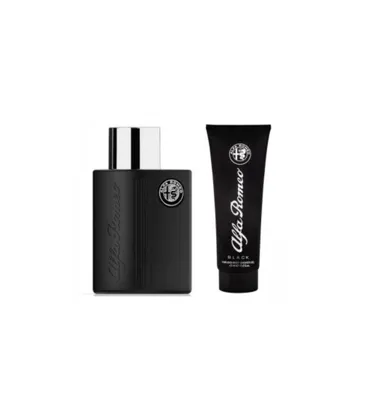 Immagine prodotto di Set Alfa Romeo Black Eau de Toilette 125 ml + gel doccia 90 ml