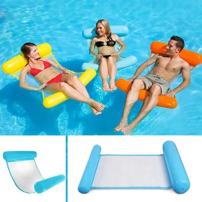 Produktbild von Aufblasbare Schwimm-Hängematte 4-in-1, Ultraleicht, Ergonomisches Design, Für Pool, Strand