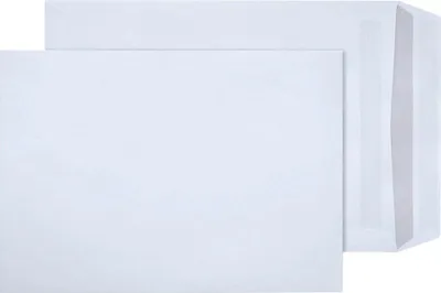 Produktbild von STEINMETZ Versandtaschen DIN B4 ohne Fenster weiß 250 St.
