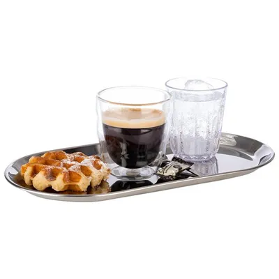 Immagine prodotto di APS Kaffeehaustabletts Edelstahl Serviertablett -KAFFEEHAUS- 30149