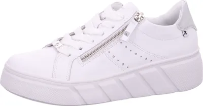Produktbild von Rieker Sporthalbschuhe Formsohle modisch in weiss/weiss kombi, Gr. 40