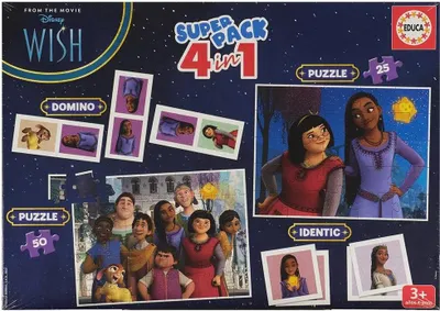Immagine prodotto di Educa - Puzzle 4 in 1 Superpack - Wunsch ( 80-19743)