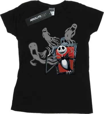 Produktbild von Disney - "Nightmare Before Christmas Ghosts Of Jack" T-Shirt für Damen BI35612 (M) (Schwarz)