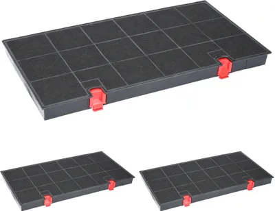 Produktbild von McFilter | 3x Aktivkohlefilter passend für AEG Electrolux 902979366-9, Bauknecht, DKF24, Zanussi KLF60/80, Siemens LZ33900, Neff Z5147X0