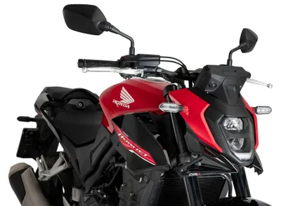 Image de PUIG 21936N Spoiler avant « Naked » adapté à la HONDA CB500 HORNET Noir