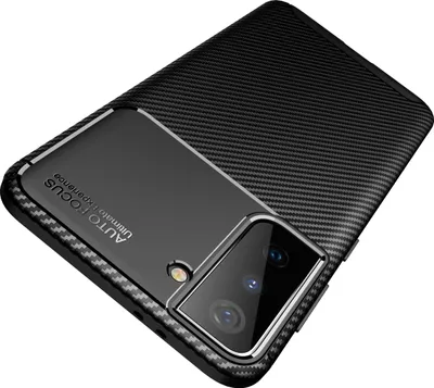 Obrázok produktu pre Samsung Galaxy S21 FE 5G Case AVANA Silikónové ochranné puzdro TPU Bumper Slim Case Black Cover Carbon Optics