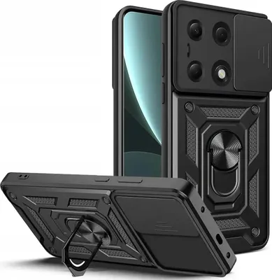 Zdjęcie produktu dla Etui Tech-Protect CamShield Pro na Xiaomi Redmi Note 13 Pro 5G / Poco X6 5G - czarne