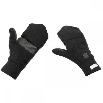 Produktbild von MFH Strick-Faust-Fingerhandschuhe, 3M™ Thinsulate™, schwarz