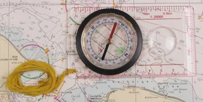 Image de Max Fuchs MFH cartographic compass with ruler (34203)
