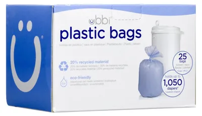 Image de Ubbi sac à couches paquet de 3 plastique