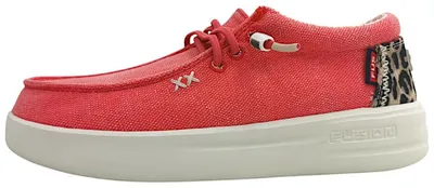 Produktbild von Fusion Damenschuhe Leinenschuhe Slipper Rot Freizeit, Schuhgröße:41 EU