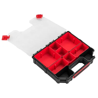 Produktbild von Multifunktionaler Organizer mit Boxen Toolbox für Werkstatt Werkzeugkoffer 284 x 243 x 60 mm