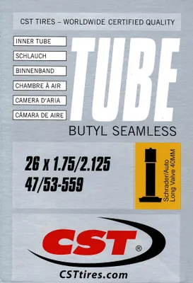 Produktbild von CST Fahrrad Schlauch 26 AV 40 mm Autoventil 47/53-559 Butyl Schrader