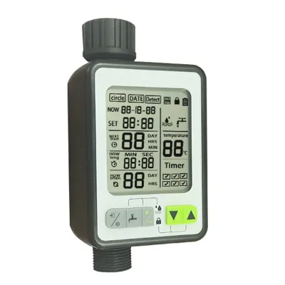 Produktbild von Garten Bewässerungstimer Bewässerungssteuerung automatischer Sprinkler-Timer mit 3 Modi und Regensensor Bewässerungscomputer für Rasen Gartenpflege