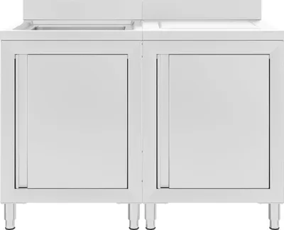 Obrázok produktu pre vidaXL Gastro drezová skrinka nerezová 120x60x96 cm