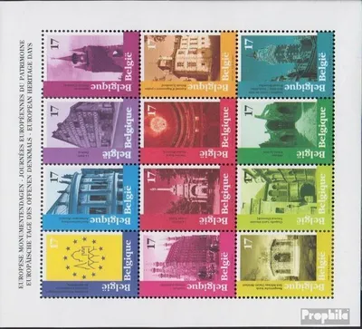 Produktbild von Briefmarken Belgien 1998 Mi 2815-2826 Zd-Bogen (kompl.Ausg.) postfrisch Europäische Denkmaltage